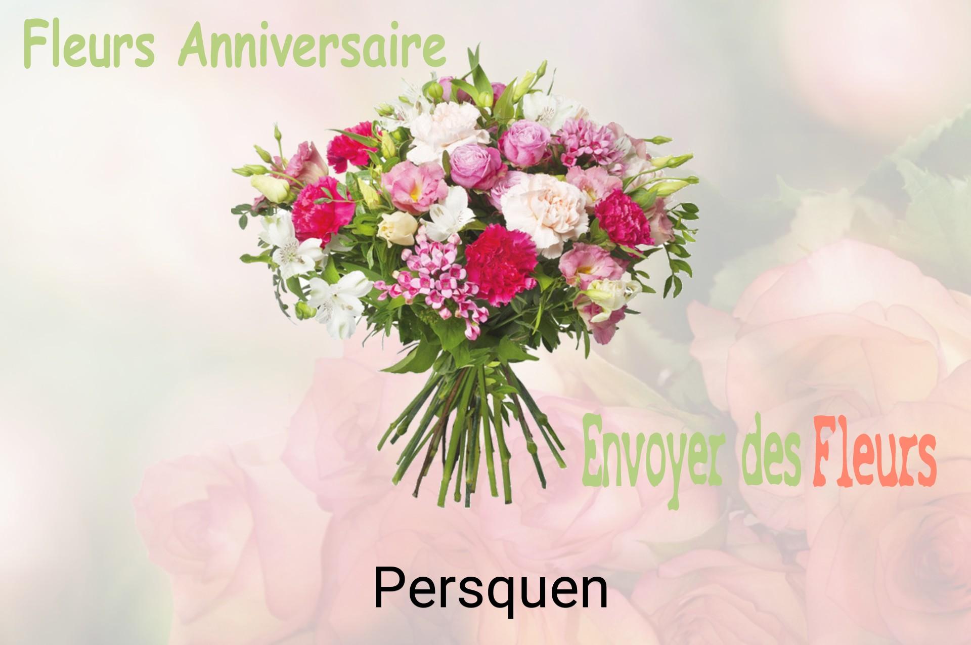 Bouquet de fleurs d’anniversaire livré à Persquen