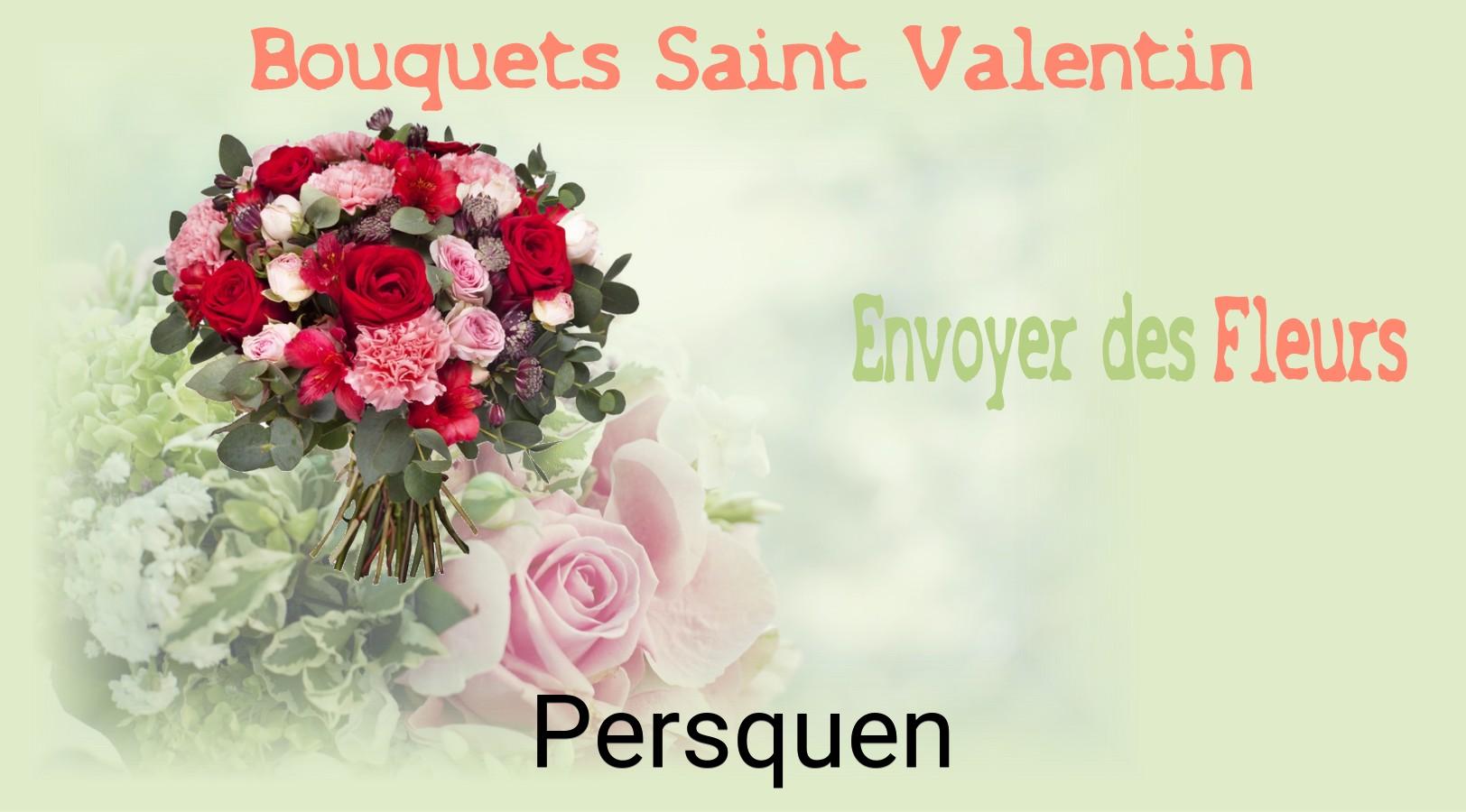 Roses de Saint-Valentin livrées à Persquen